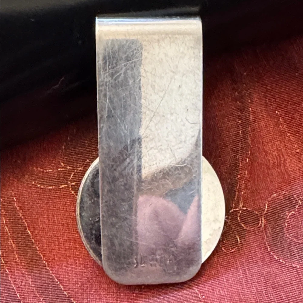 Swank Silver -Tone St. Cristopher Money Clip